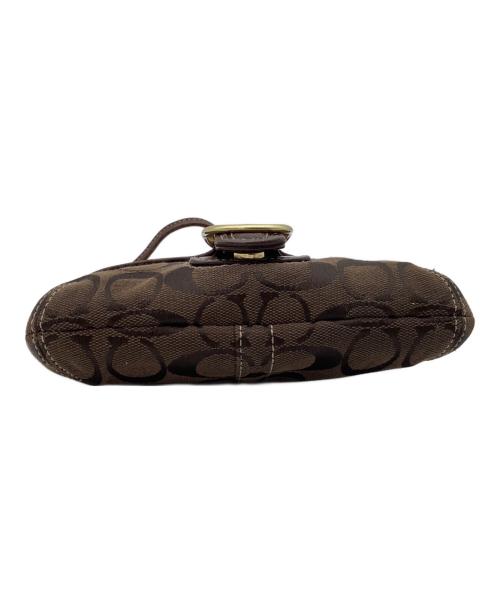 COACH（コーチ）COACH (コーチ) ポーチ ブラウンの古着・服飾アイテム