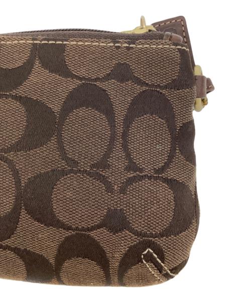COACH（コーチ）COACH (コーチ) ポーチ ブラウンの古着・服飾アイテム