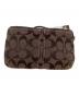 COACH (コーチ) ポーチ ブラウン：7000円