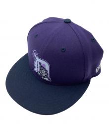 New Era（ニューエラ）の古着「59FIFTY DETROIT TIGERS MLB STELLAR SHADOWS」｜パープル