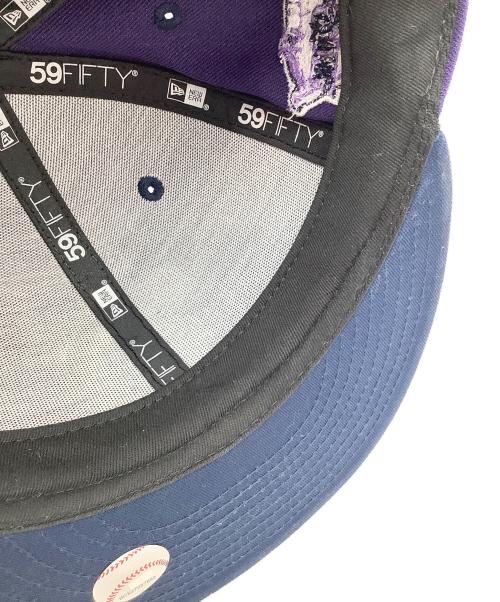 New Era（ニューエラ）New Era (ニューエラ) 59FIFTY DETROIT TIGERS MLB STELLAR SHADOWS パープル サイズ:SIZE 7 7/8(62.5cm)の古着・服飾アイテム