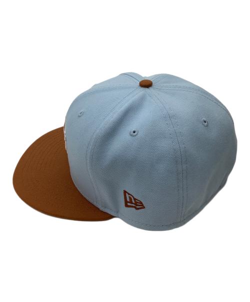 New Era（ニューエラ）New Era (ニューエラ) 59FIFTY CHICAGO CUBS スカイブルー×ブラウン サイズ:SIZE 7 7/8(62.5cm)の古着・服飾アイテム