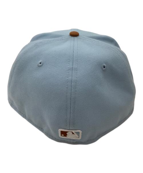 New Era（ニューエラ）New Era (ニューエラ) 59FIFTY CHICAGO CUBS スカイブルー×ブラウン サイズ:SIZE 7 7/8(62.5cm)の古着・服飾アイテム