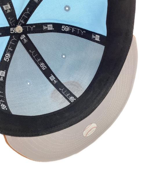 New Era（ニューエラ）New Era (ニューエラ) 59FIFTY CHICAGO CUBS スカイブルー×ブラウン サイズ:SIZE 7 7/8(62.5cm)の古着・服飾アイテム