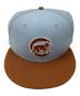 New Era (ニューエラ) 59FIFTY CHICAGO CUBS スカイブルー×ブラウン サイズ:SIZE 7 7/8(62.5cm)：5000円