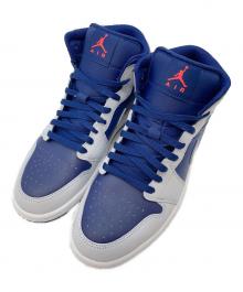 NIKE（ナイキ）の古着「AIR JORDAN 1 MID"BLUE VOID"」｜ブルー×ホワイト