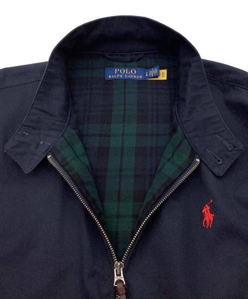 POLO RALPH LAUREN（ポロ・ラルフローレン）POLO RALPH LAUREN (ポロ・ラルフローレン) ジップアップジャケット ネイビー サイズ:Lの古着・服飾アイテム