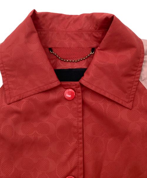 COACH（コーチ）COACH (コーチ) ナイロンジャケット レッド サイズ:Mの古着・服飾アイテム