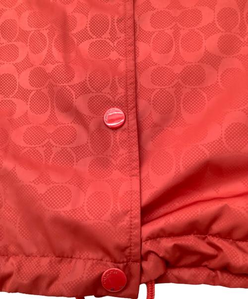 COACH（コーチ）COACH (コーチ) ナイロンジャケット レッド サイズ:Mの古着・服飾アイテム
