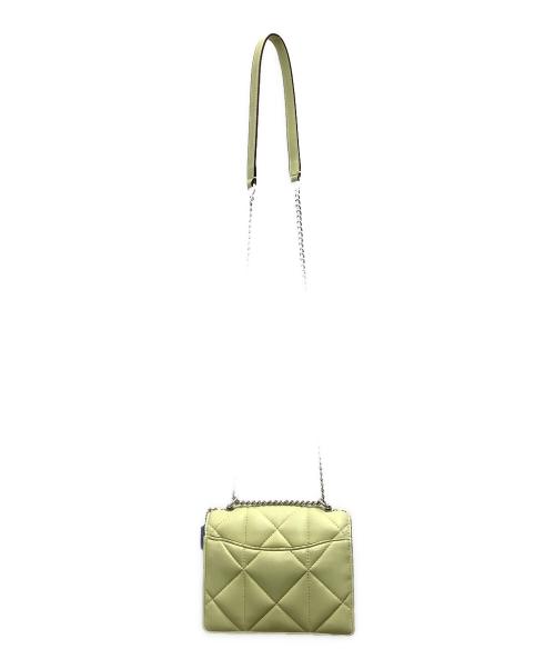 COACH（コーチ）COACH (コーチ) ミニウォレット オン ア チェーン パフィー ダイヤモンド キルティング グリーンの古着・服飾アイテム