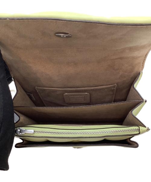 COACH（コーチ）COACH (コーチ) ミニウォレット オン ア チェーン パフィー ダイヤモンド キルティング グリーンの古着・服飾アイテム