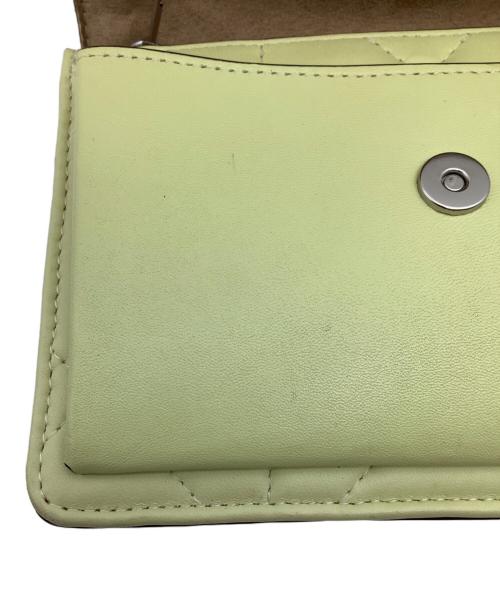 COACH（コーチ）COACH (コーチ) ミニウォレット オン ア チェーン パフィー ダイヤモンド キルティング グリーンの古着・服飾アイテム