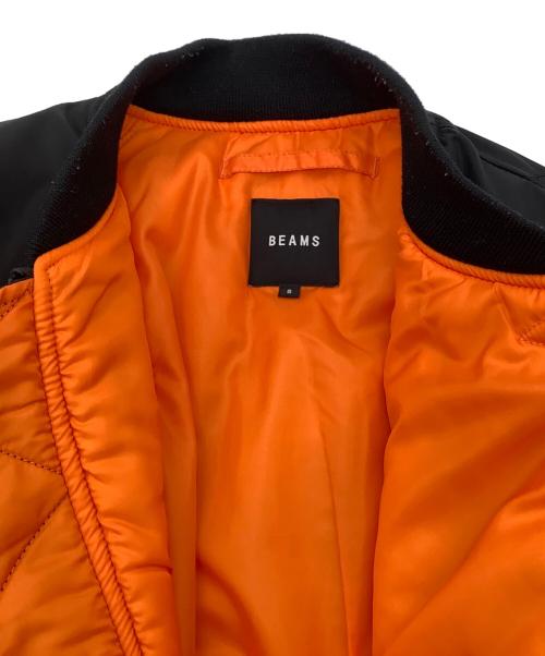 BEAMS（ビームス）BEAMS (ビームス) MA-1ジャケット ブラック サイズ:Sの古着・服飾アイテム