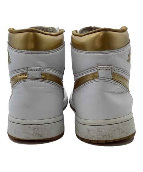 NIKE（ナイキ）NIKE (ナイキ) Air Jordan 1 Retro High OG ホワイト×ゴールド サイズ:28cmの古着・服飾アイテム