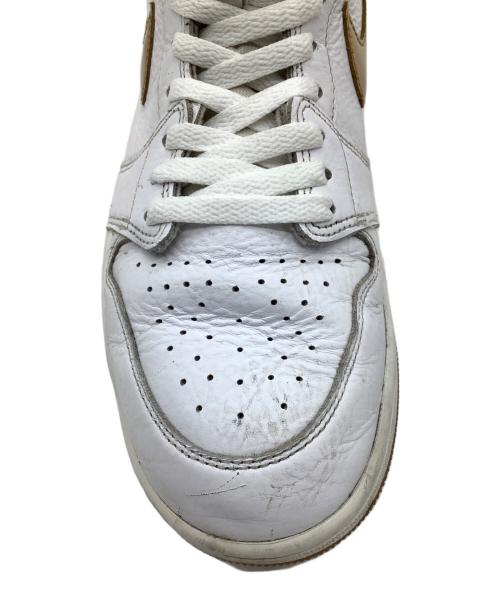 NIKE（ナイキ）NIKE (ナイキ) Air Jordan 1 Retro High OG ホワイト×ゴールド サイズ:28cmの古着・服飾アイテム