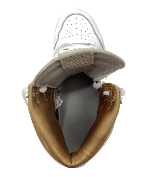 NIKE（ナイキ）NIKE (ナイキ) Air Jordan 1 Retro High OG ホワイト×ゴールド サイズ:28cmの古着・服飾アイテム