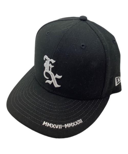 New Era（ニューエラ）New Era (ニューエラ) EXAMPLE (エグザンプル) 59FIFTY ブラック サイズ:SIZE 7 1/4(57.7cm)の古着・服飾アイテム