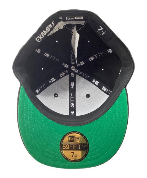 New Era（ニューエラ）New Era (ニューエラ) EXAMPLE (エグザンプル) 59FIFTY ブラック サイズ:SIZE 7 1/4(57.7cm)の古着・服飾アイテム