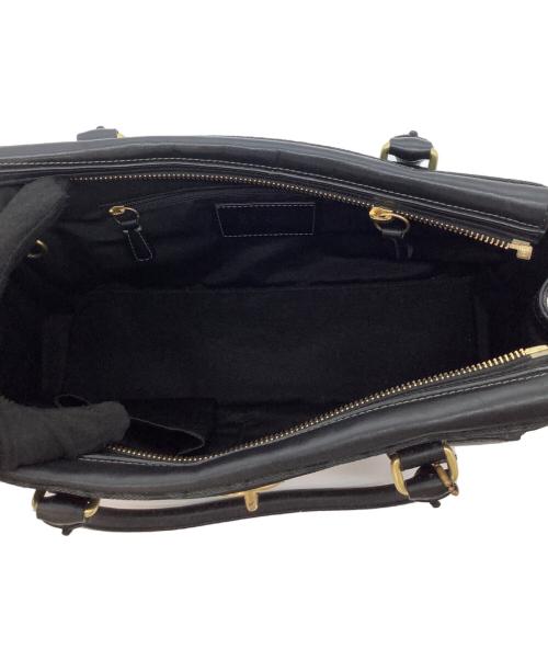 COACH（コーチ）COACH (コーチ) シグネチャーハンドバッグ ブラックの古着・服飾アイテム