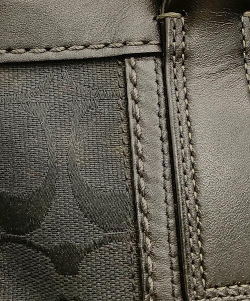COACH（コーチ）COACH (コーチ) シグネチャーハンドバッグ ブラックの古着・服飾アイテム