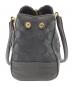 中古・古着 COACH (コーチ) シグネチャーハンドバッグ ブラック：8000円