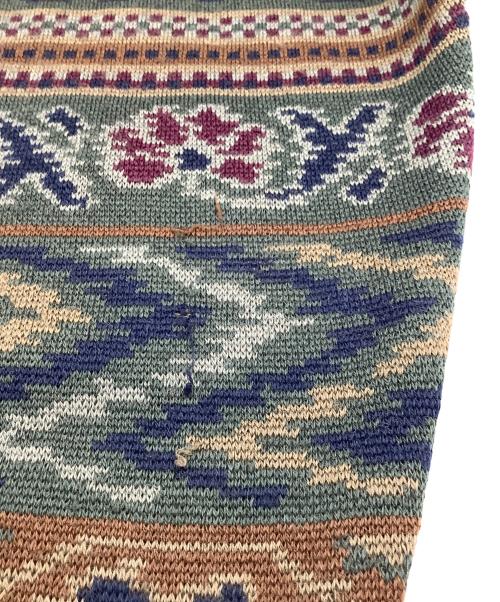 IUIIANO（ユリアーノ）IUIIANO (ユリアーノ) ヴィンテージセーター グリーン サイズ:Lの古着・服飾アイテム