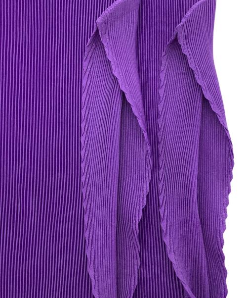 PLEATS PLEASE（プリーツプリーズ）PLEATS PLEASE (プリーツプリーズ) ノースリーブブラウス パープル サイズ:表記無しの古着・服飾アイテム