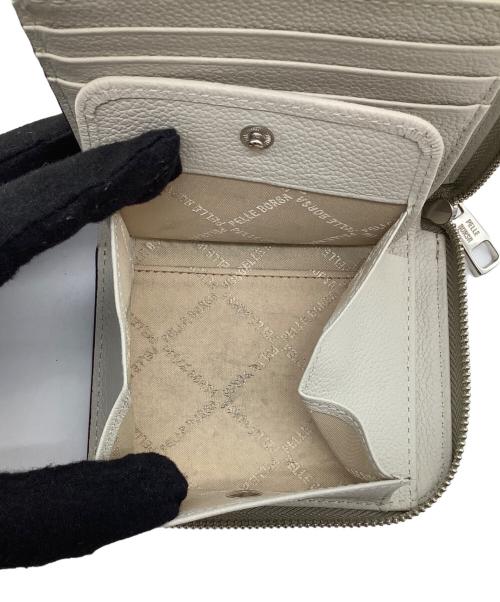 PELLE BORSA（ペレボルサ）PELLE BORSA (ペレボルサ) 二つ折り財布 ベージュの古着・服飾アイテム