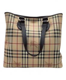 BURBERRY（バーバリー）の古着「シャドーホースノバチェックトートバッグ」｜ベージュ