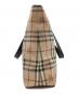 中古・古着 BURBERRY (バーバリー) シャドーホースノバチェックトートバッグ ベージュ：40000円