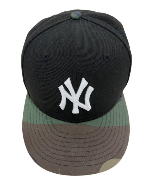 New Era（ニューエラ）New Era (ニューエラ) 9FIFTY NEW YORK YANKEES ブラック×グリーン サイズ:SNAPBACKの古着・服飾アイテム