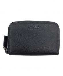 PRADA（プラダ）の古着「サフィアーノ　コインケース」｜ブラック