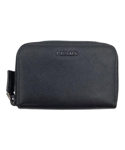 PRADA（プラダ）PRADA (プラダ) サフィアーノ　コインケース ブラックの古着・服飾アイテム