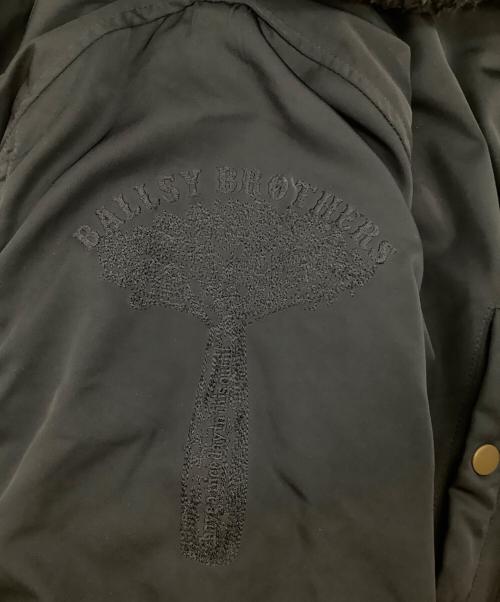 B.BALLSY（ボールジーブラザーズ）B.BALLSY (ボールジーブラザーズ) フライトジャケット ブラック サイズ:Lの古着・服飾アイテム