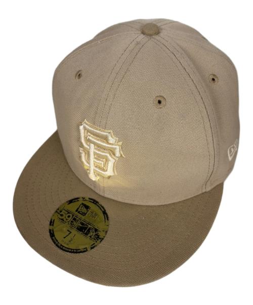 New Era（ニューエラ）New Era (ニューエラ) 59FIFTY San Francisco Giants ベージュ サイズ:SIZE 7 1/2(59.6cm)の古着・服飾アイテム