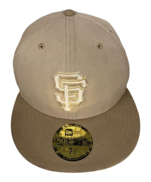 New Era（ニューエラ）New Era (ニューエラ) 59FIFTY San Francisco Giants ベージュ サイズ:SIZE 7 1/2(59.6cm)の古着・服飾アイテム
