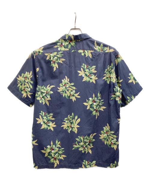 POLO RALPH LAUREN（ポロ・ラルフローレン）POLO RALPH LAUREN (ポロ・ラルフローレン) アロハシャツ ネイビー サイズ:Lの古着・服飾アイテム