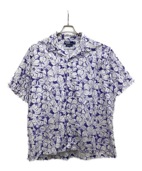POLO RALPH LAUREN（ポロ・ラルフローレン）POLO RALPH LAUREN (ポロ・ラルフローレン) コットンリネンシャツ ホワイト サイズ:XLの古着・服飾アイテム
