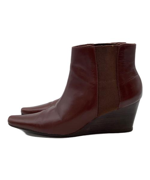 CLARKS（クラークス）CLARKS (クラークス) サイドゴアブーツ ブラウン サイズ:UK4の古着・服飾アイテム