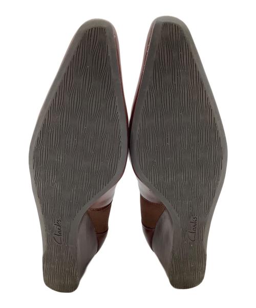 CLARKS（クラークス）CLARKS (クラークス) サイドゴアブーツ ブラウン サイズ:UK4の古着・服飾アイテム