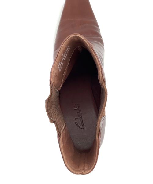 CLARKS（クラークス）CLARKS (クラークス) サイドゴアブーツ ブラウン サイズ:UK4の古着・服飾アイテム