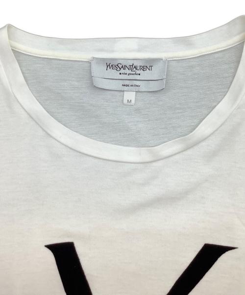 Yves Saint Laurent（イヴサンローラン）Yves Saint Laurent (イヴサンローラン) 半袖カットソー ホワイト サイズ:Mの古着・服飾アイテム