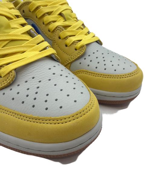 NIKE×TRAVIS SCOTT（ナイキ×トラヴィススコット）NIKE×Travis Scott (ナイキ×トラヴィススコット) Women’s Air Jordan 1 Retro LOW OG ”Canary” イエロー サイズ:US9の古着・服飾アイテム