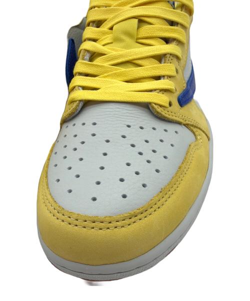 NIKE×TRAVIS SCOTT（ナイキ×トラヴィススコット）NIKE×Travis Scott (ナイキ×トラヴィススコット) Women’s Air Jordan 1 Retro LOW OG ”Canary” イエロー サイズ:US9の古着・服飾アイテム