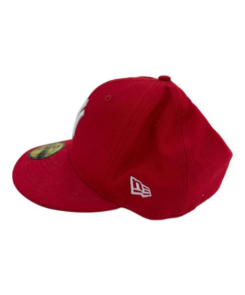 New Era（ニューエラ）New Era (ニューエラ) 59FIFTY NY YANKEES レッド サイズ:SIZE 7 1/8(56.8cm)の古着・服飾アイテム