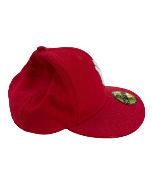New Era（ニューエラ）New Era (ニューエラ) 59FIFTY NY YANKEES レッド サイズ:SIZE 7 1/8(56.8cm)の古着・服飾アイテム