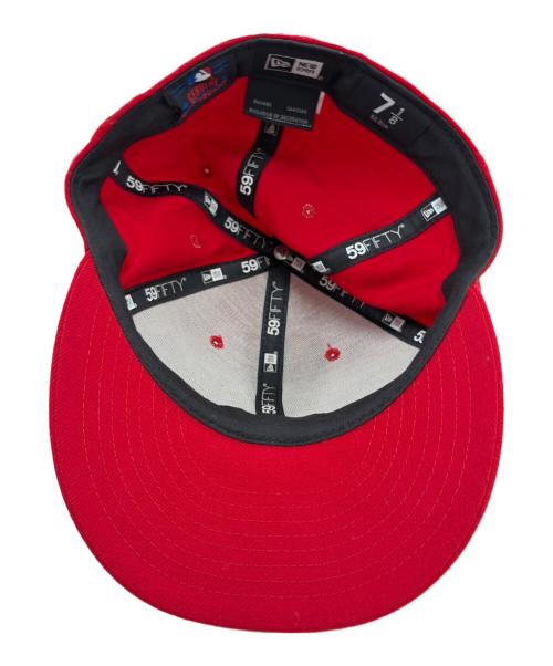 New Era（ニューエラ）New Era (ニューエラ) 59FIFTY NY YANKEES レッド サイズ:SIZE 7 1/8(56.8cm)の古着・服飾アイテム