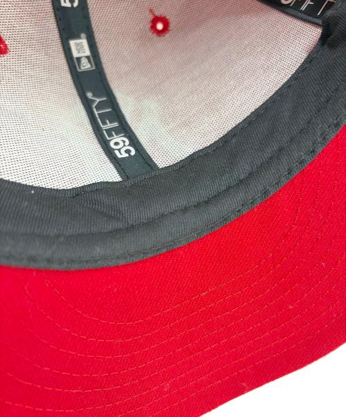 New Era（ニューエラ）New Era (ニューエラ) 59FIFTY NY YANKEES レッド サイズ:SIZE 7 1/8(56.8cm)の古着・服飾アイテム