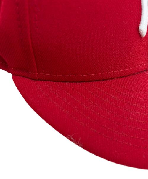 New Era（ニューエラ）New Era (ニューエラ) 59FIFTY NY YANKEES レッド サイズ:SIZE 7 1/8(56.8cm)の古着・服飾アイテム