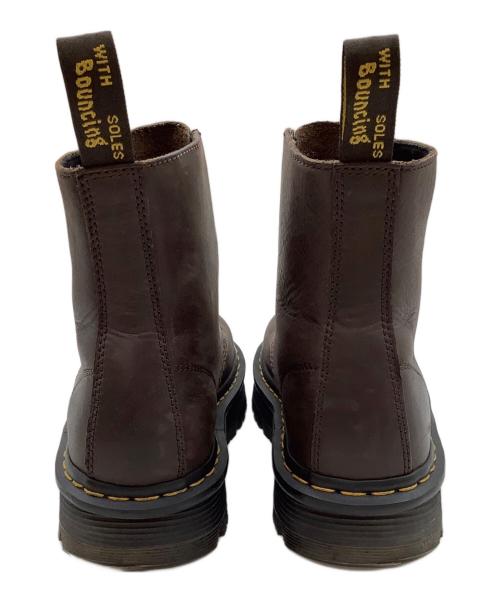 Dr.Martens（ドクターマーチン）Dr.Martens (ドクターマーチン) ZEBZAG レースレス ブーツ ブラウン サイズ:8の古着・服飾アイテム